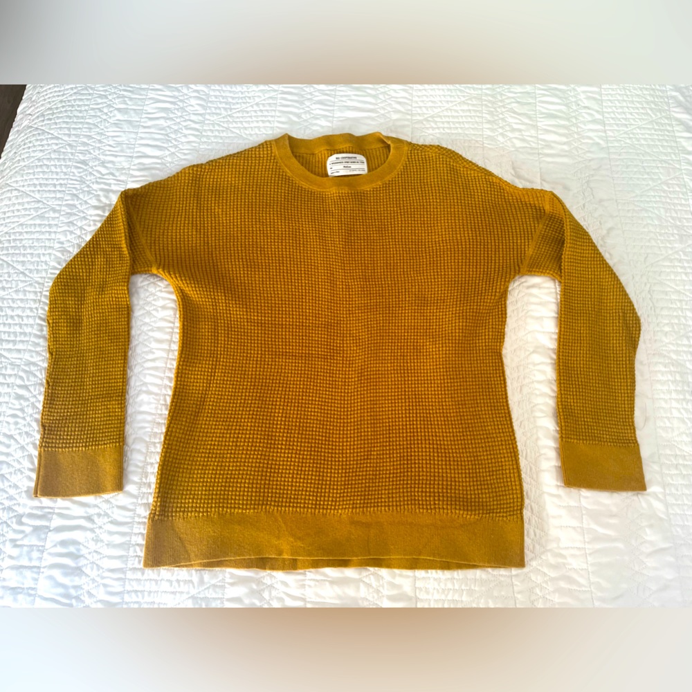 REI waffle thermal mustard yellow stylish outdoor long sleeve top